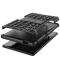  Samsung Galaxy Tab A7 Lite 8.7 - Rugged Kickstand Armor Skal - Svart