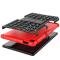  Samsung Galaxy Tab A7 Lite 8.7 - Rugged Kickstand Armor Skal - Röd