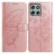  Motorola Moto G56 5G Fodral Fjäril Tryck Roséguld