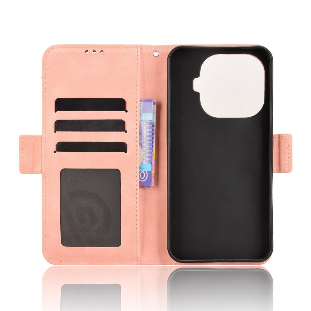  Xiaomi 15T Pro Fodral Med Avtagbart Kortfack Rosa