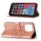  iPhone 14 Pro Max Fodral Fjäril Tryck Roséguld