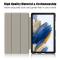  Samsung Galaxy Tab A9 Fodral Tri-Fold PU Läder Röd