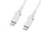 OtterBox OtterBox Premium 2m PD USB-C - USB-C Kabel Nylonflätad Vit