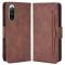  Sony Xperia 10 IV Fodral Avtagbart Kortfodral Brun