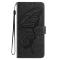  Samsung Galaxy A07 Fodral Med Fjäril Tryck Svart