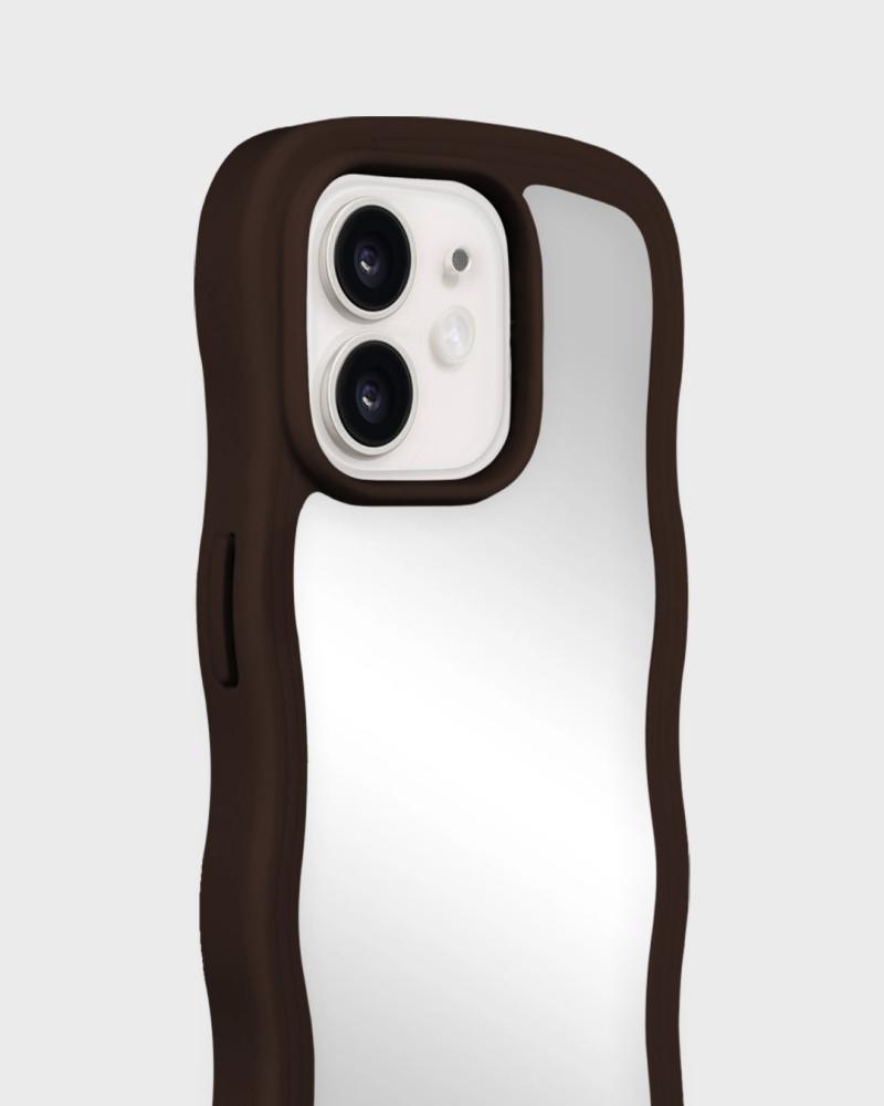 holdit holdit iPhone 15 / 14 / 13 Skal Wavy Chocolate/Mir