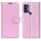  TCL 305 (2022) Fodral Litchi Läder Ljus Rosa