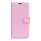  TCL 305 (2022) Fodral Litchi Läder Ljus Rosa