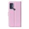  TCL 305 (2022) Fodral Litchi Läder Ljus Rosa