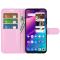  TCL 305 (2022) Fodral Litchi Läder Ljus Rosa
