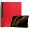  Samsung Galaxy Tab S9 Ultra Fodral Tri-Fold Läder Röd