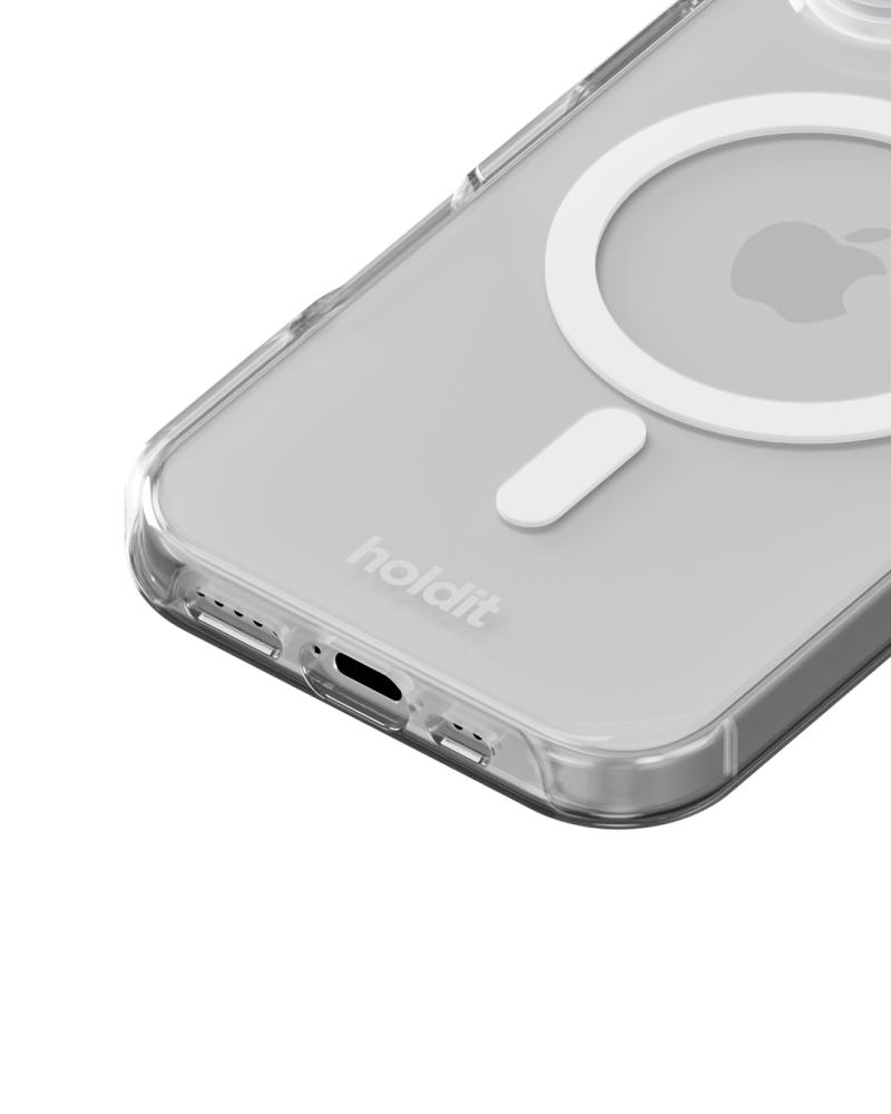 holdit holdit iPhone 17 MagSafe Mobilskal White/Transparent