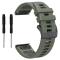  Garmin Fenix 22 mm Armband Quick Release Silikon Grön