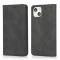  iPhone 14 Plus Fodral Flip Läder Svart