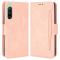  Sony Xperia 10 IV Fodral Avtagbart Kortfodral Ljus Rosa