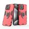  iPhone 16 Pro Max Skal Hybrid Armor Ring Röd