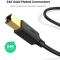UGREEN UGREEN 2m USB-A - USB-B 2.0 Kabel Svart