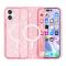  iPhone 17 Skal MagSafe Hybrid Glitter Rosa