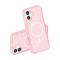  iPhone 17 Skal MagSafe Hybrid Glitter Rosa