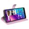  TCL 305 (2022) Fodral Litchi Läder Ljus Rosa
