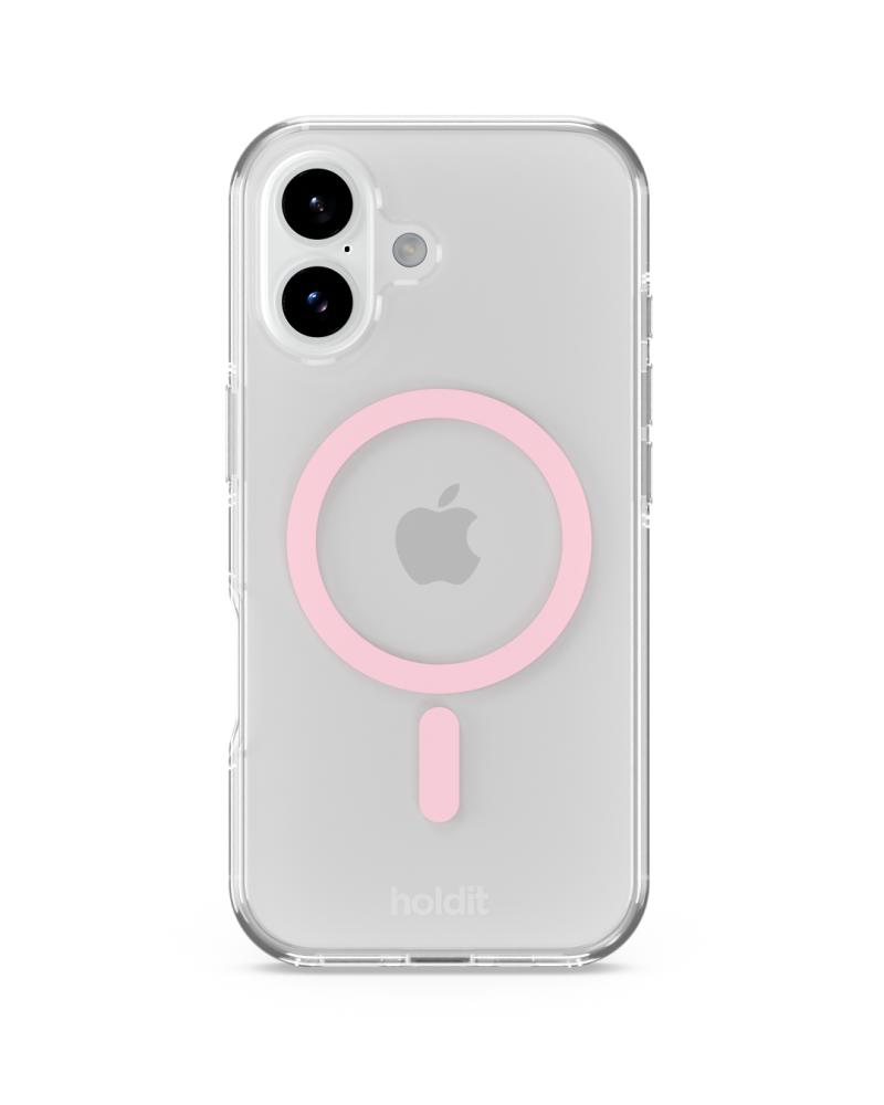 holdit holdit iPhone 17 MagSafe Mobilskal Pink/Transparent