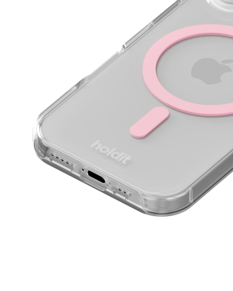 holdit holdit iPhone 17 MagSafe Mobilskal Pink/Transparent