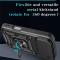  iPhone 17 Pro Skal CamShield Ring Hybrid Svart