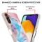  Samsung Galaxy A54 5G Skal Marmor TPU Galaxy Blå