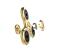  Fidget Spinner Ultra Spin Trio Metal - Guld