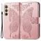  Samsung Galaxy S24 Plus Fodral Big Butterfly Roséguld