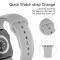 ColorPop Apple Watch 42/44/45/46/49 mm Silikon Armband (S/M) Ljus Grå
