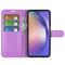  Samsung Galaxy A55 5G Fodral Litchi Läder Lila