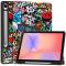  Samsung Galaxy Tab S10 Lite Fodral Tri-Fold Graffiti
