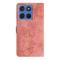  Motorola Edge 70 Fodral Med Fjäril Tryck Rosa