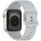  Apple Watch 42/44/45/46/49 mm Armband Silikon Wave Grå
