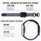 ColorPop Sportarmband Dual-Color Apple Watch 42/41/40/38 mm (S/M) Svart/Blå