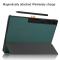  Samsung Galaxy Tab S9 Ultra Fodral Tri-Fold Läder Svartgrön