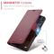 CASEME CASEME Xiaomi 14 Fodral RFID Litchi Läder Röd
