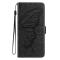  Motorola Moto G56 5G Fodral Fjäril Tryck Svart