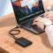  80cm 100W Thunderbolt 3/4 Kabel USB-C - USB-C 8K/60Hz Svart