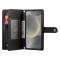  Samsung Galaxy S25 Fodral Multifunktionell Läder Svart