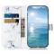  Samsung Galaxy S25 FE Fodral Med Tryck Vit Marmor