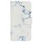  Samsung Galaxy S25 FE Fodral Med Tryck Vit Marmor