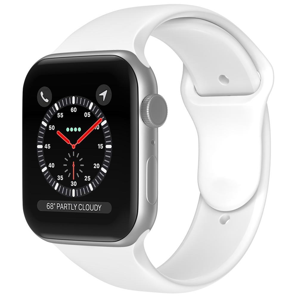 ColorPop Apple Watch 38/40/41/42 mm Silikon Armband (M/L) Vit