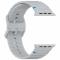  Apple Watch 42/44/45/46/49 mm Armband Silikon Wave Grå