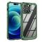  iPhone 15 Pro Skal Shockproof Armor Hybrid Grön