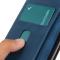 KHAZNEH KHAZNEH Motorola Edge 30 Ultra 5G Fodral Retro Läder Blå