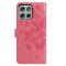  Motorola Moto G56 5G Fodral Fjäril Tryck Rosa