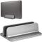  Universal Vertikal Aluminium Laptop Stativ Silver