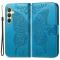  Samsung Galaxy S24 Plus Fodral Big Butterfly Blå